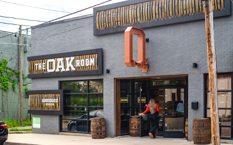 Oak Room is a great spot for date night in Knoxville!