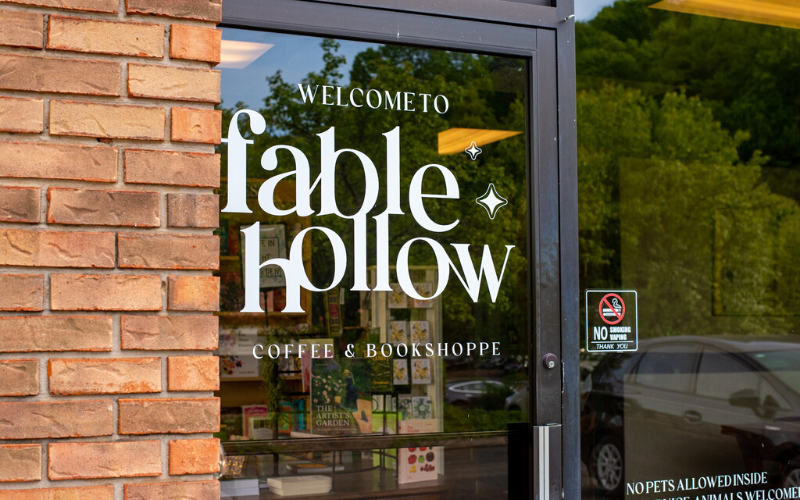 Fable Hollow from outside the store