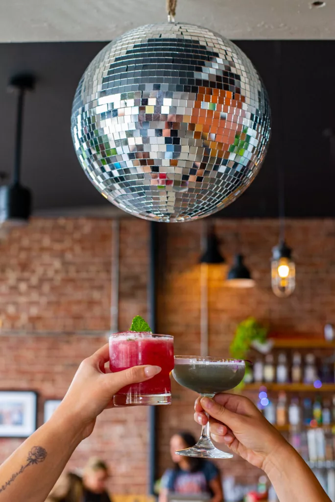 Disco night at a local Knoxville bar